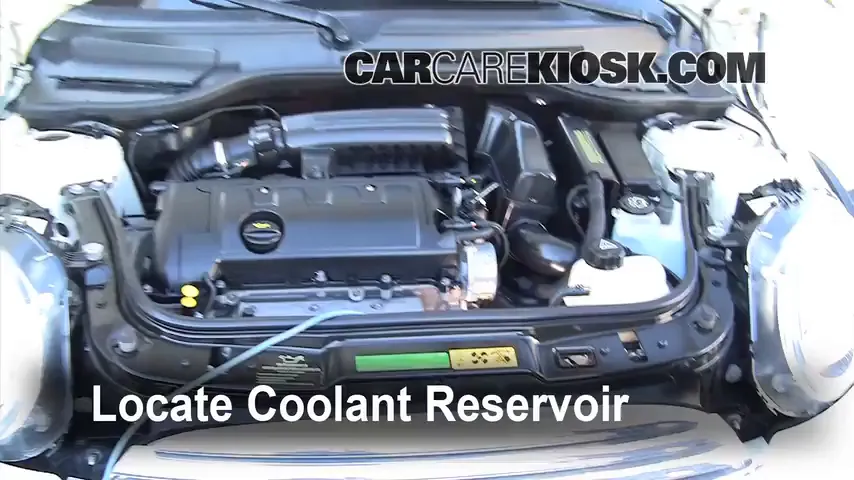 2009 Mini Cooper Clubman 1.6L 4 Cyl. Coolant (Antifreeze) Add Coolant